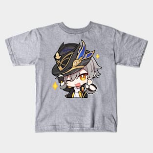 Honkai Star Rail Chibi Caelus- Harmony Kids T-Shirt